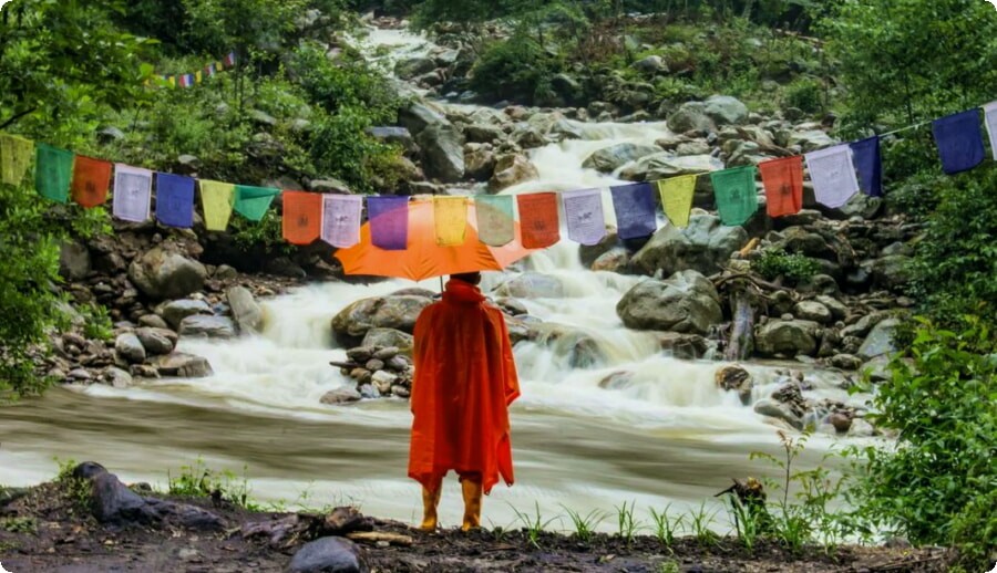 Stunning nationalparker och naturreservat i Bhutan