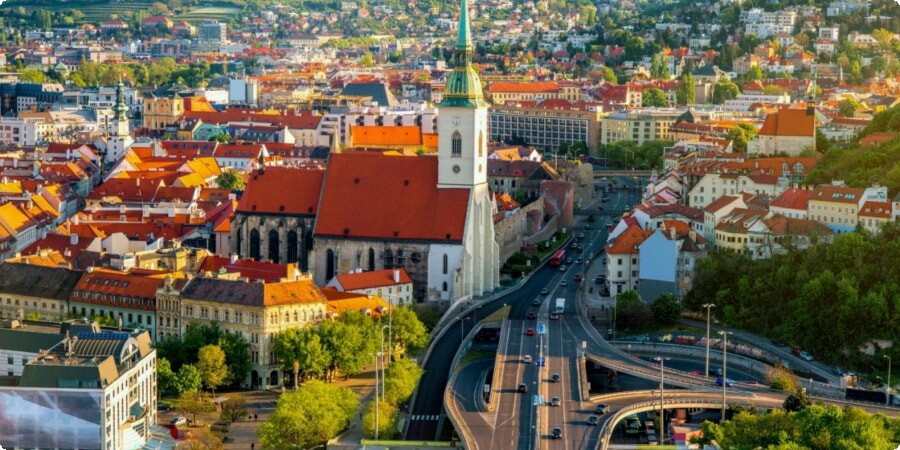 Bratislava da cartolina: panorami accattivanti e spot fotografici